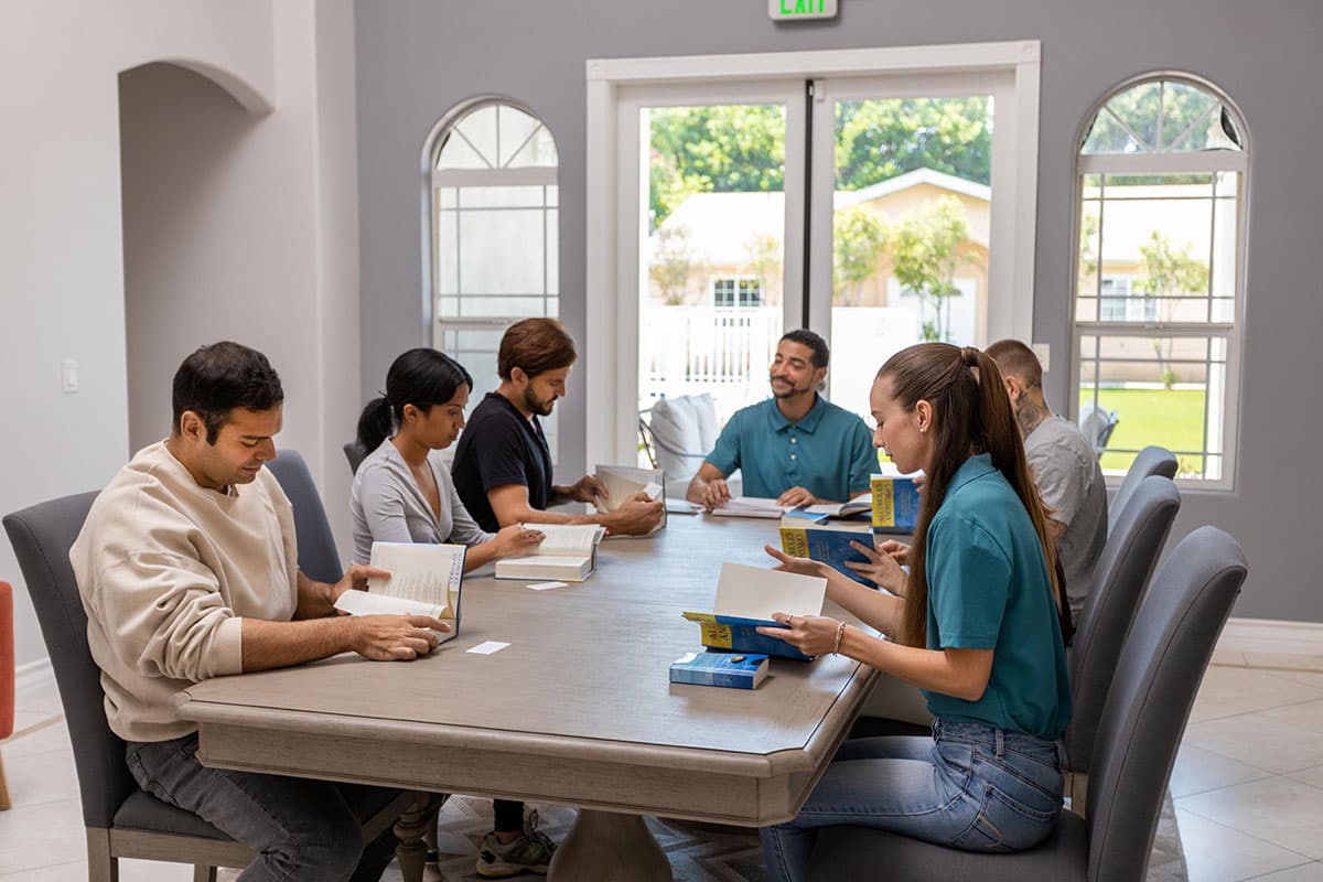 Group reading session
